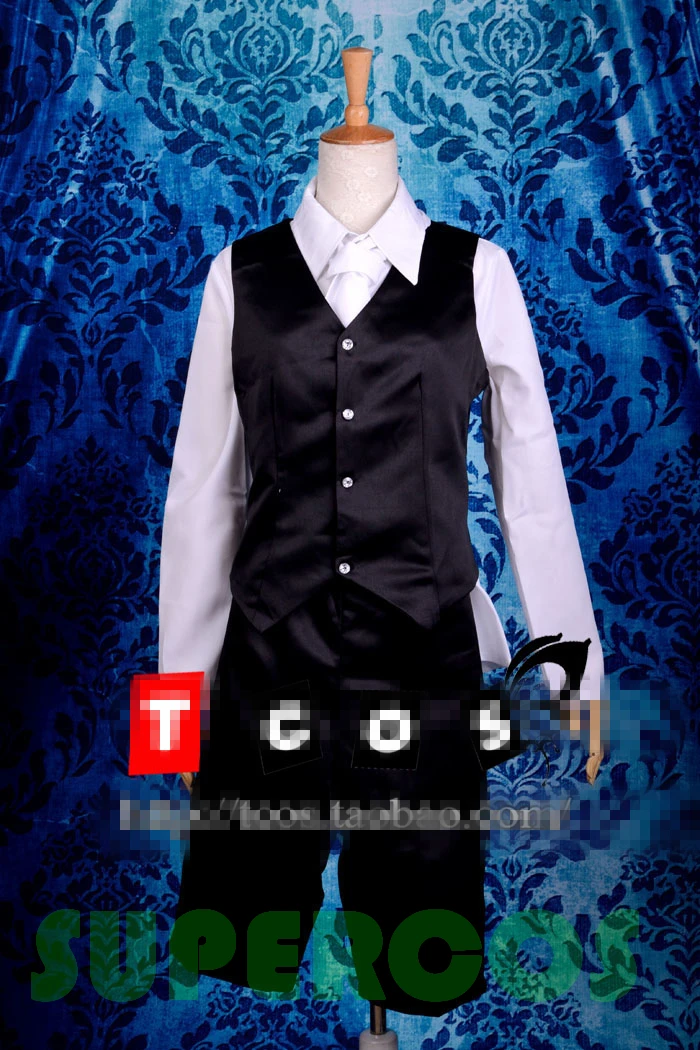 

Free shipping! High quality Vocaloid Kagamine Len Evil Servant Cosplay Costume ,Perfect customize for you
