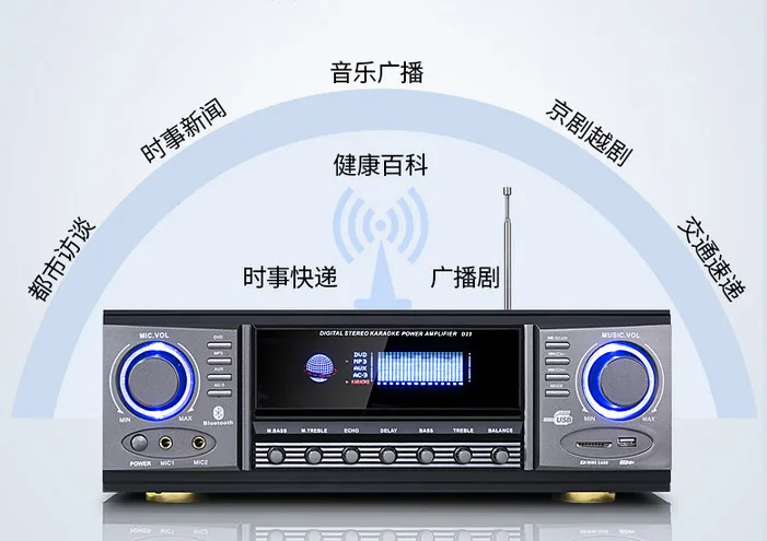 Домашняя Колонка G10 550 Вт 2 канала HIFI Bluetooth радио сабвуфер усилитель светодиодный