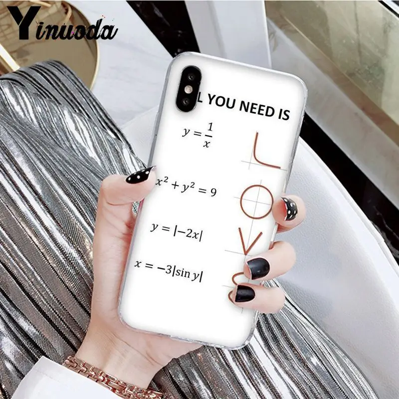 Yinuoda Математическая физика формула экспрессии силиконовый чехол для телефона чехол для iPhone X XS MAX 6 6s 7 7plus 8 8Plus 5 5S SE XR - Цвет: A14
