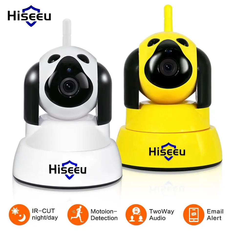 Hiseeu ip камера для домашней безопасности Wi Fi беспроводная умная собак wifi