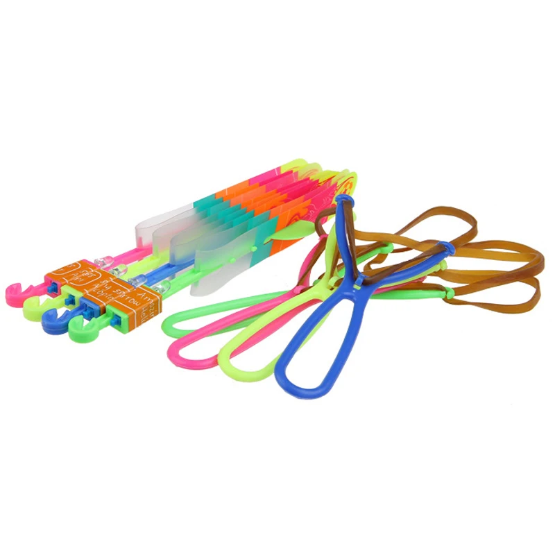 (50 шт./компл.) Новинка светодиодный игрушечный Рогатка потрясающий вертолет для