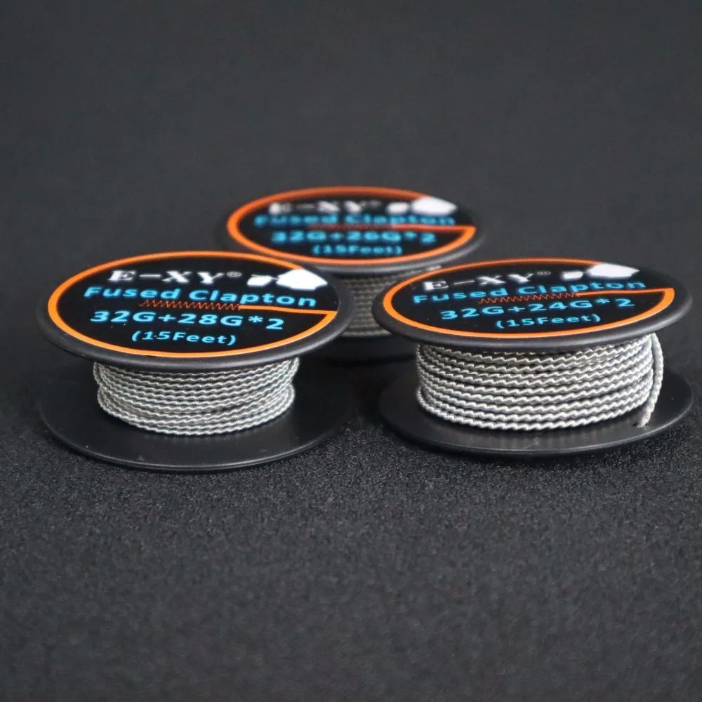 

E-XY Fused Clapton Wire Alien Heating Wire 5m/roll Electronic Cigarette Heating Wires RDA Atomizer Clapton Coil Tool