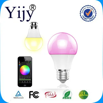 Самый дешевый RGBW Bluetooth лампочка на мобильный телефон|bulb yellow|bulb socketcellphone design |