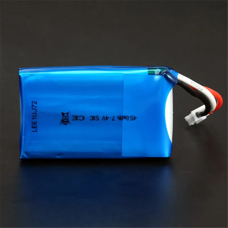 Горячая Распродажа гигантская мощность 2S 7 4 V 450mAh 50C Lipo батарея для E-flite Blade 130X RC