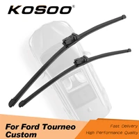 kosoo for ford tourneo custom 2828r 2012 2013 2014 2015 2016 car windshield wiper blade fit push button arms auto accessories