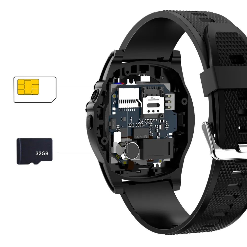 696 DT18 Bluetooth Смарт часы кремния Relogio Android Smartwatch GSM телефонный звонок SIM TF с камерой