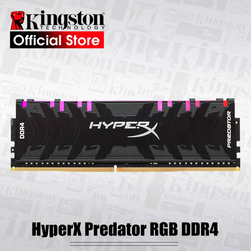 Kingston HyperX Predator RGB DDR4 8 ГБ 16 3200 МГц 3600 4000 CL16 DIMM XMP оперативная Память ddr4 для настольных