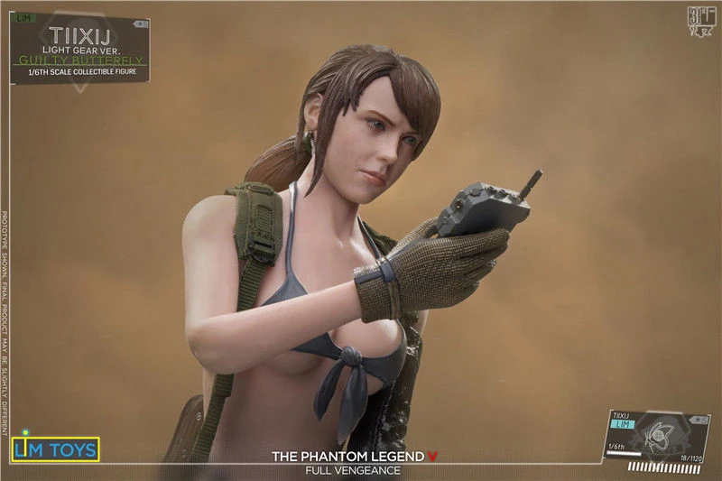 1/6 комплект одежды с оружием LIMTOYS TIIXIJ 1/6 оборудование из сплава Guilty butterfly для 12 ''S19B средней груди тела
