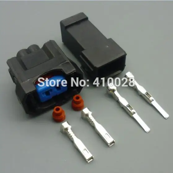 100set male female Shhworldsea 5/30/100 компл. 2.2 мм Мужской Женский 2Pin 1996-2002 для Honda Accord Keihin OBD2 NH1 Инжектор топлива электрический разъем - Название цвета: 100set male female