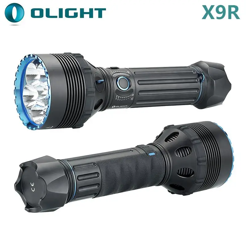 Новый светодиодный перезаряжаемый фонарик с литий-ионным аккумулятором Olight X9R