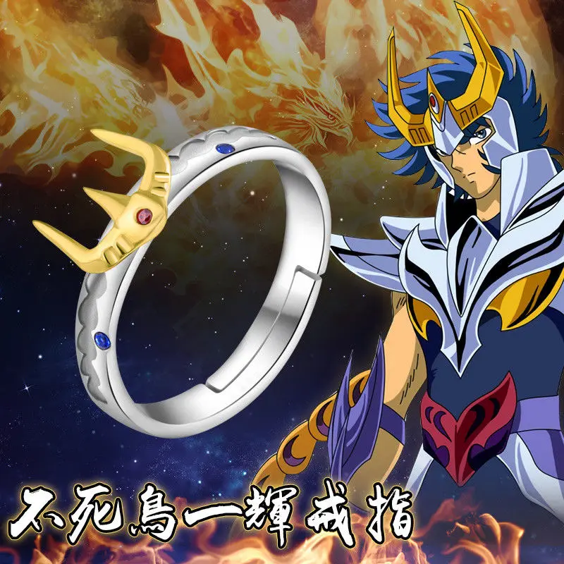 Аниме Saint Seiya Ткань Миф леонис ИККИ ткань кольцо цвет серебро косплей подарок США