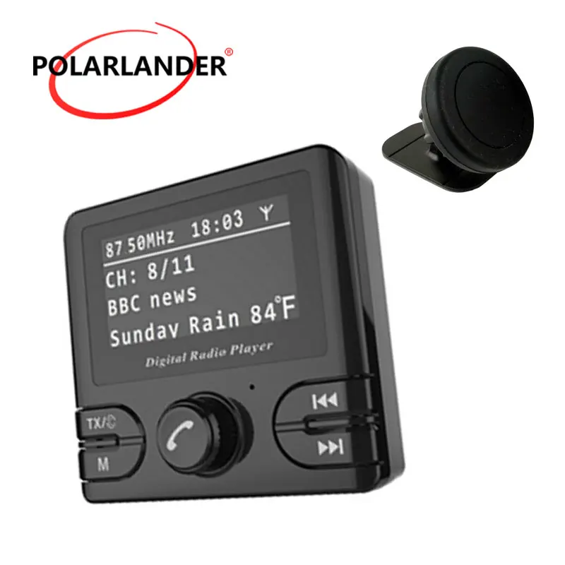 DAB + авторадио адаптер тюнер аудио выход Bluetooth беспроводной FM передатчик DAB/DAB в