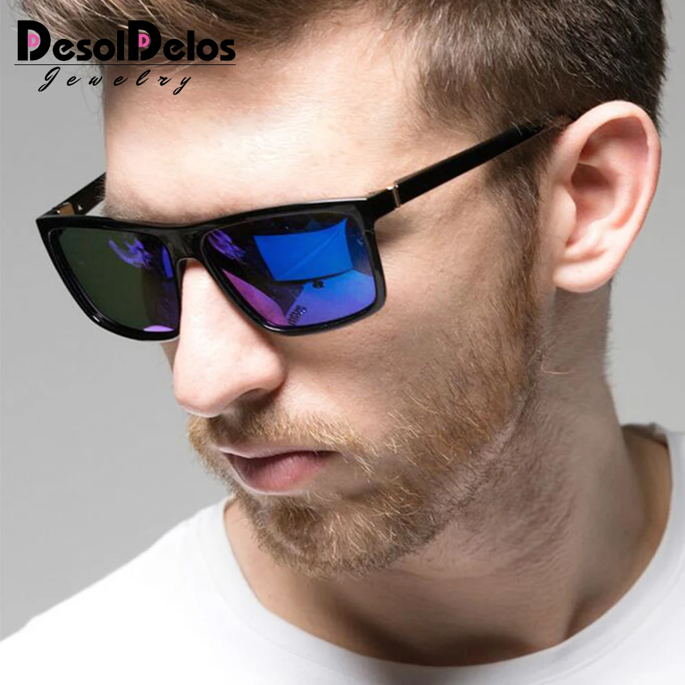 

New Sunglasses men Polarized Square sunglasses Brand Design UV400 protection Shades gafas de sol Men glasse Drivering N072