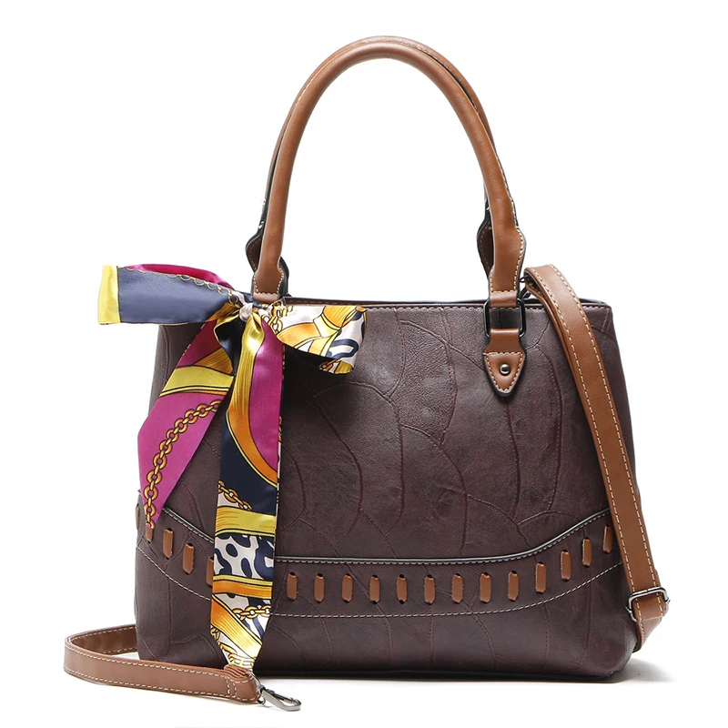 21club Brand PU Leather Scarves Women Bags Designer Shoulder High Quality Ladies Messenger Tote Bag Luxury Handbags | Багаж и сумки