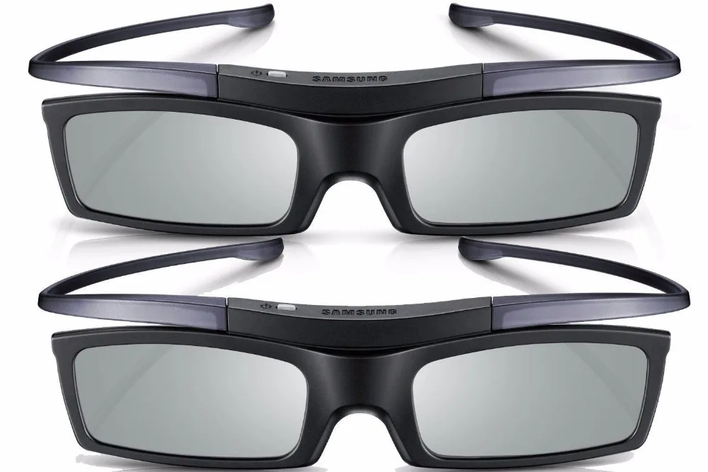 2 шт. активные 3D очки Samsung 4K HD UHD SUHD|Пульты ДУ| |
