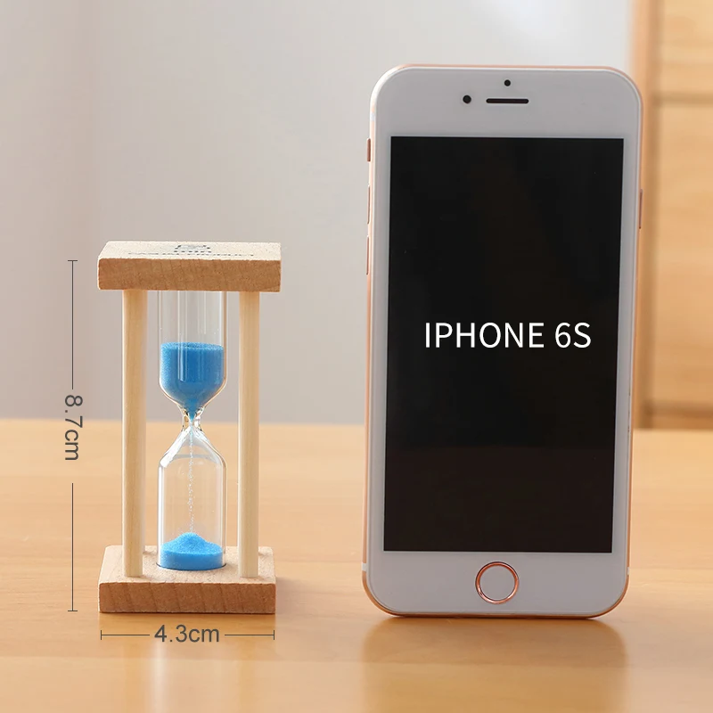 Sand Watch 1 Minute Clock 3 5 Minutes Glass Shower Timer Wood Timing Kid Gift Mini Ornaments Home Decoration Accessories SL-MZFX | Дом и сад