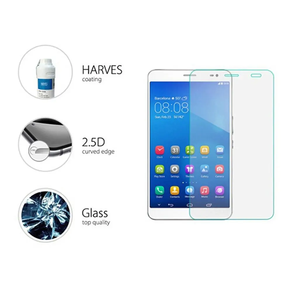 Взрывозащищенное Закаленное Стекло 9H для HuaWei Honor Mediapad X1/X2 защитная пленка экрана