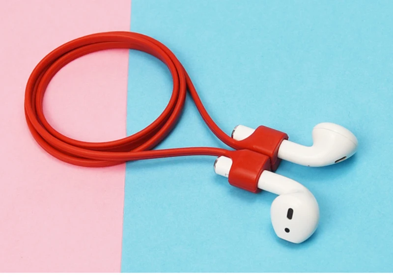 Магнитный ремешок для наушников для Airpods, анти-потерянный ремешок, магнитная веревка для Xiaomi Airdots, профессиональные наушники, силиконовый шнур