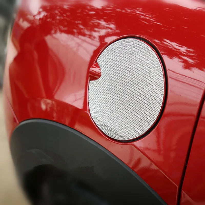 Белые кристаллы автомобильный топливный резервуар для масла наклейка Mini Cooper Clubman