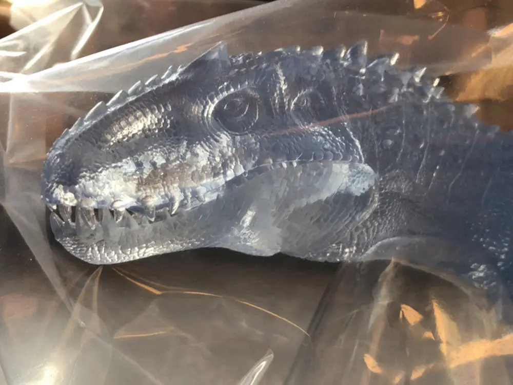 1:35 Прозрачный Полупрозрачный Bereserker Rex indominius динозавр Юрского периода модель животного рисунок древний биологический для взрослых Коллекция