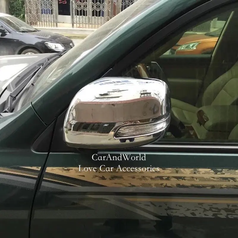 ABS Chrome Accessories For 2016 2017 Toyota Land Cruiser 200 Rear View Mirror Cover Side Molding Trim Decoration Car-Covers | Автомобили и