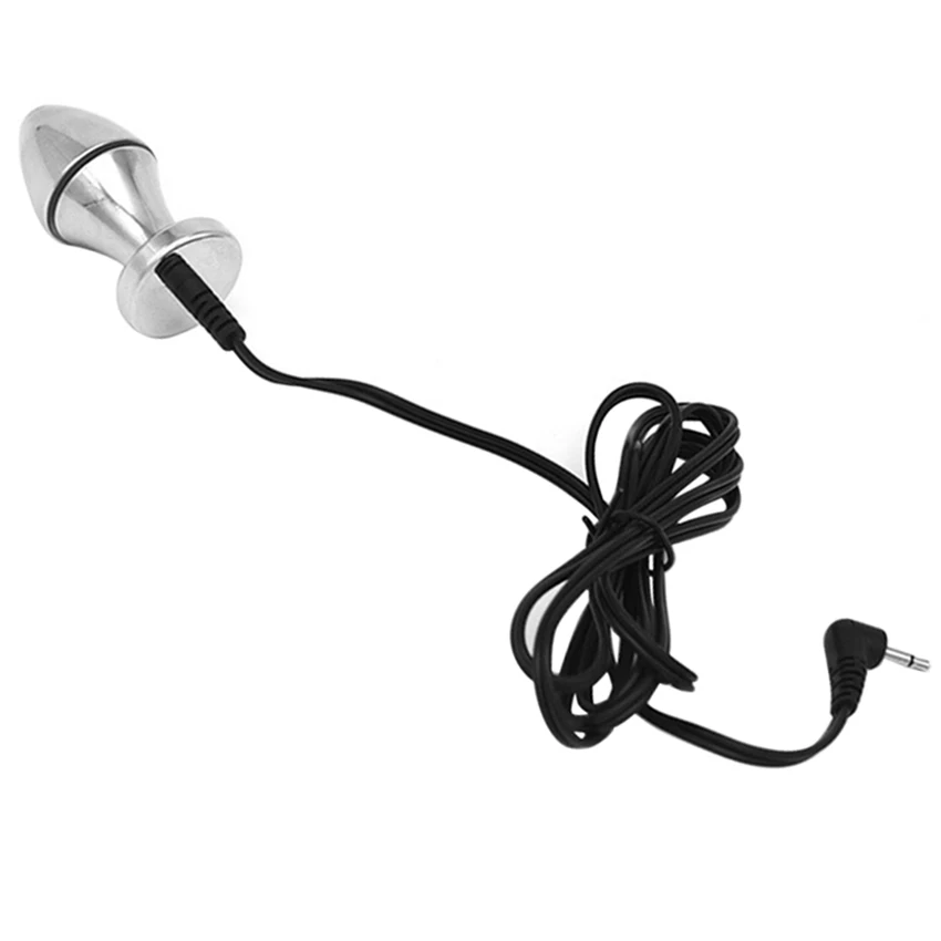 Stainless Steel Anal Plug Electric Butt Shock Toy Accessories Men's Prostate Massager Vaginal Couple Sex |