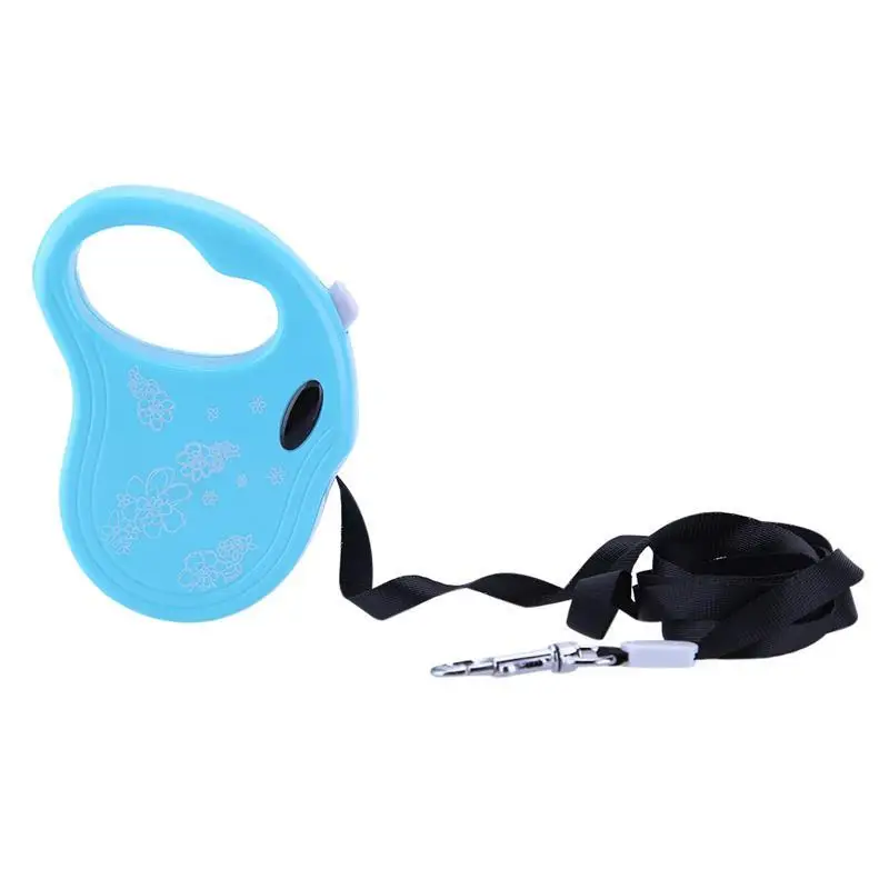 3M Retractable Dog Leash Traction Rope Pet Dog/Cat Puppy Walking Lead Perfect for small and medium pets Blue/Pink | Дом и сад