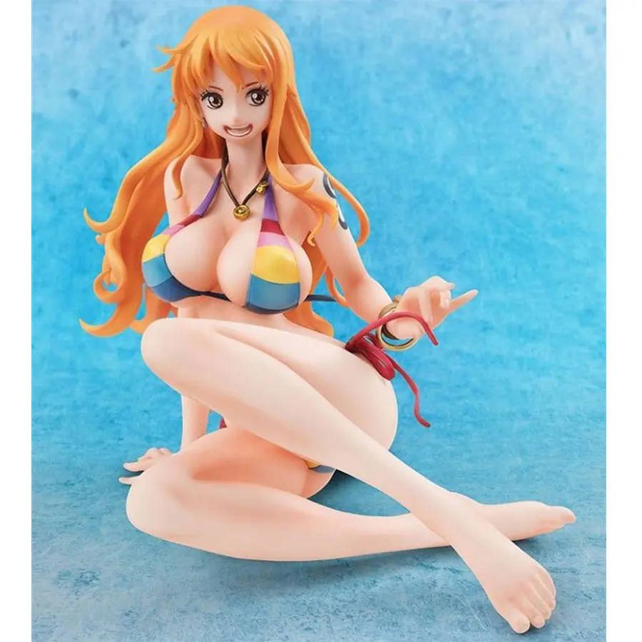 MegaHouse Аниме фигурки одна штука 14 см Nami сексуальный купальник бикини ПВХ фигурка