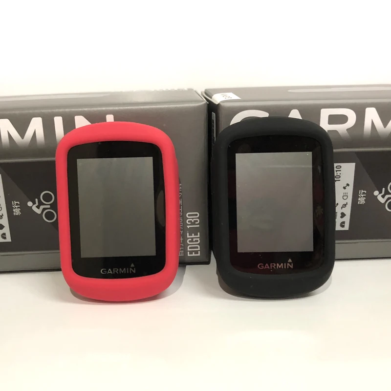 GARMIN EDGE 130 Bicycle computer protection cover Silicone colo protective case + LCD Screen Protector (For GARMIN Edge130 )