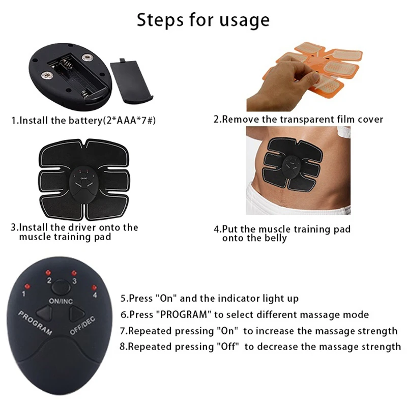 Fitness Hip Trainer Butt Push Up Buttock Lifter Enhancer Pad Electric Muscle Stimulator Abdominal Exercise Machine Slimming Belt | Спорт и