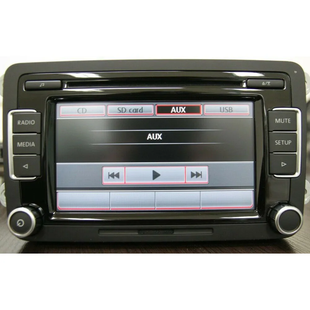 Автомобиль sreteo Радио RCD510 двойной DIN полный сенсорный экран USB MP3 6CDs AUX OPS для Volkswagen Golf Tiguan Touran Passat Caddy Polo