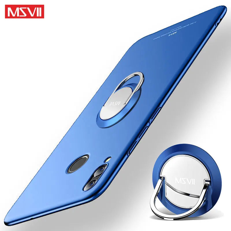 Чехол для Huawei Honor 8X Max чехол MSVII с кольцом пальцев 8 Lite металлический держателем