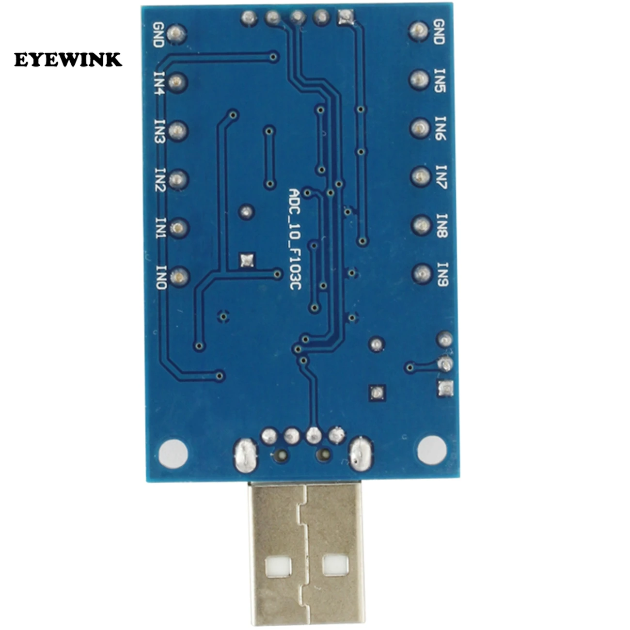 USB 10 канальный 12 битный AD Модуль сбора данных STM32 UART ADC модуль Однопортовый