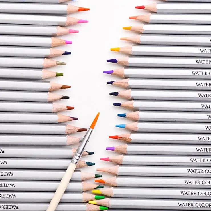 

72 Watercolor Pencils Graffiti Coloring Hand-painted Beginner Oily Colour Pencil For Drawing Sketch Painting Color Pencil Set