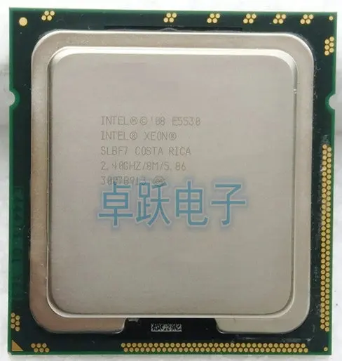 Intel Ксеон E5530 e5530 Процессор процессор/2,4 ГГц/LGA1366/8 Мб L3 Кэш/Quad-Core/сервер процессор, может работать