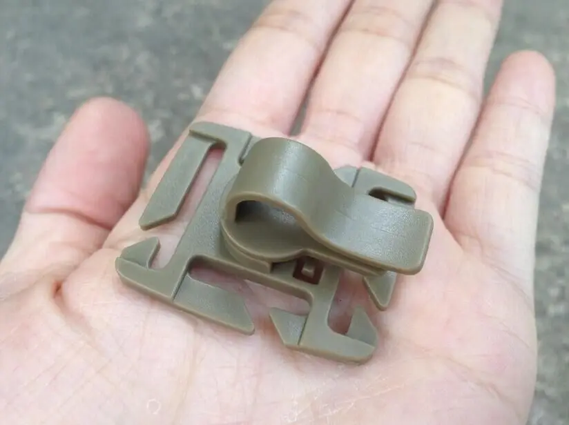 10 шт. клипса на лямку Molle гидрационный резервуар питьевой трубки ловушка петель