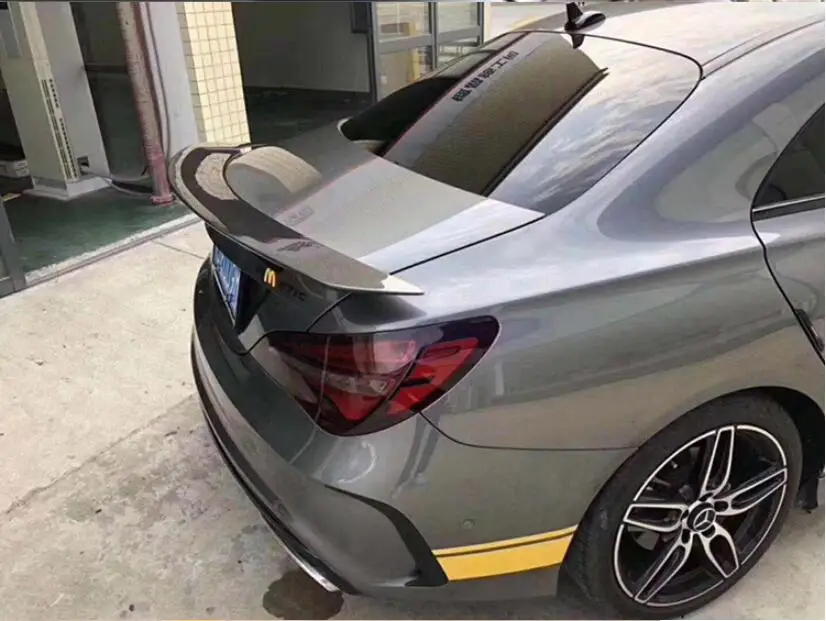 Углеродное волокно заднее крыло багажника выступ Спойлеры для Benz W117 CLA200 CLA220 CLA260 CLA45 CLA-Class AMG