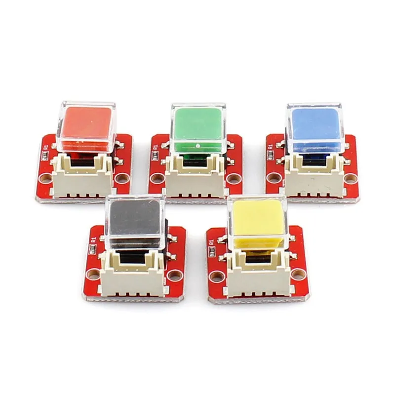 Elecrow 10 шт./лот Crowtail Button Module 2 0 для электронного набора сделай сам 2x2 см большой