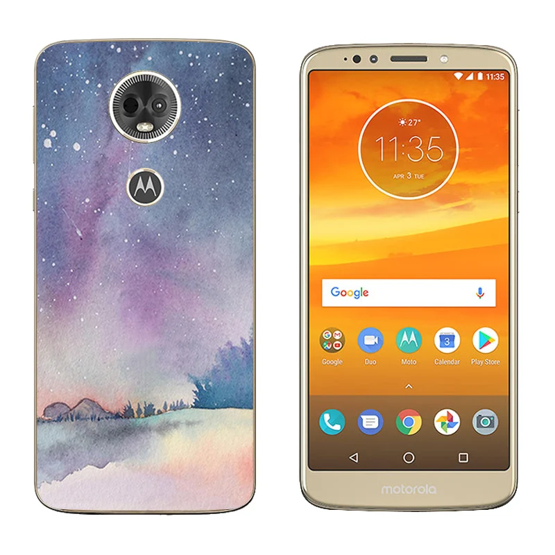 Мягкий силиконовый чехол из ТПУ для Motorola E5 Plus задняя крышка телефона 6 0 дюймов MOTO