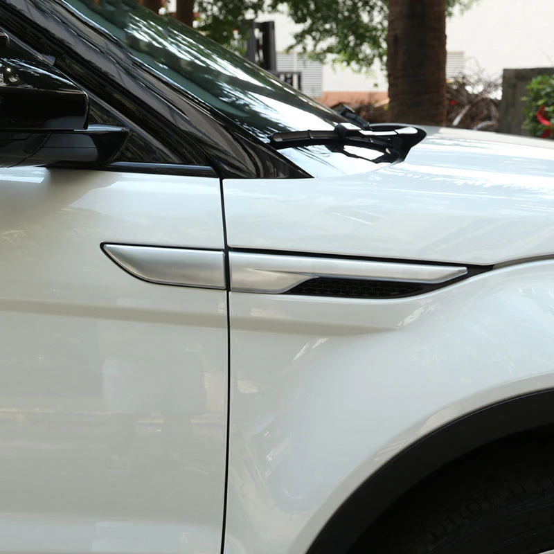 Серебристая/черная наклейка на боковое крыло для Land Rover Range Evoque 2011 2016