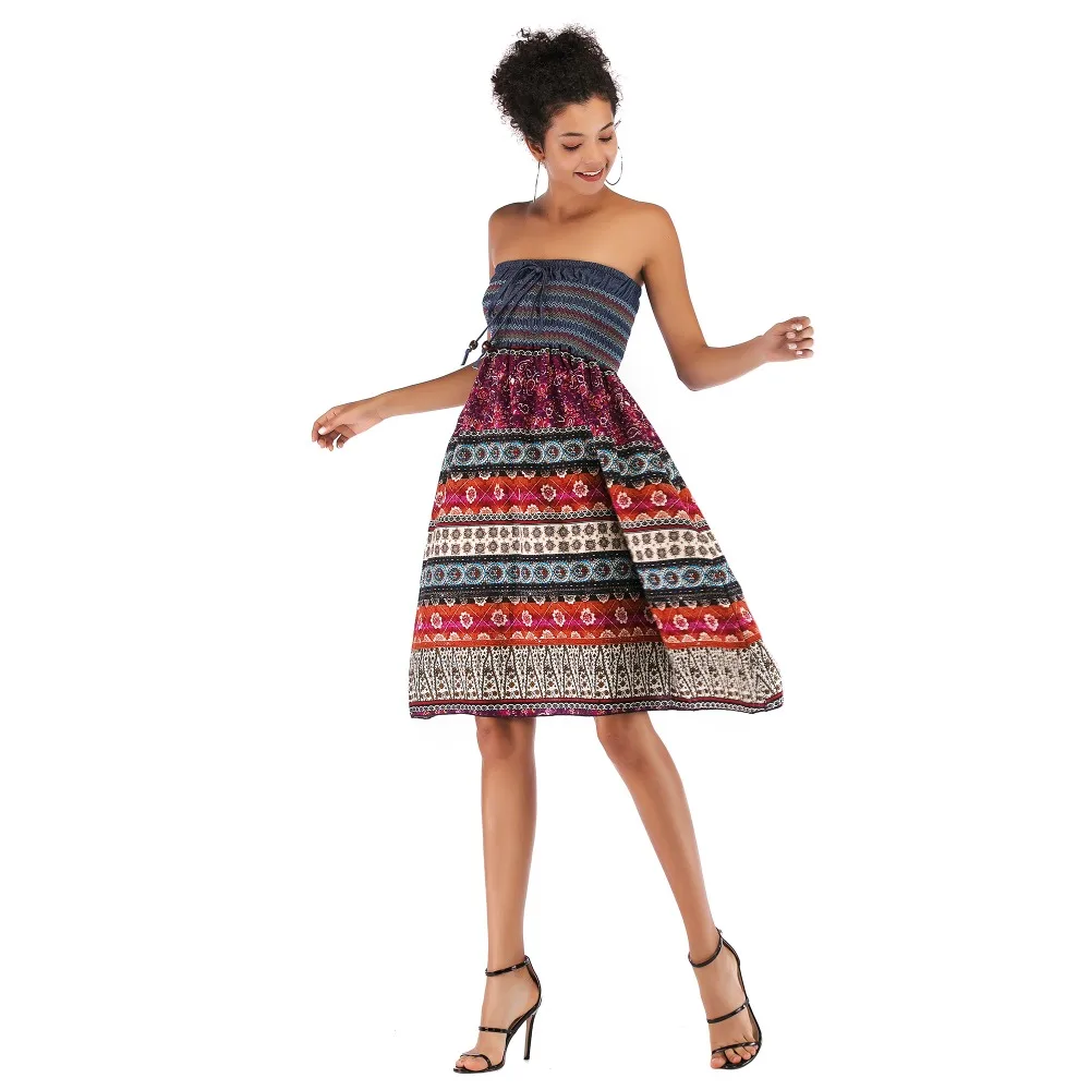 Женские Модные Платья вечерние платье с запахом горячего шикарный Высокая талия