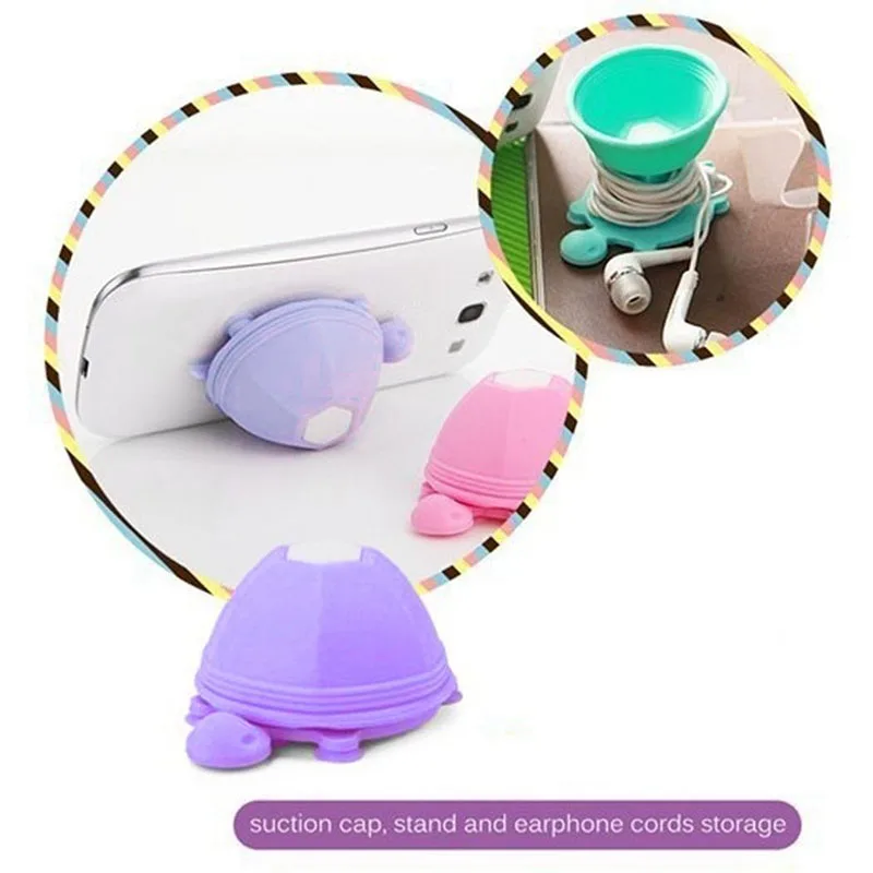 Универсальный черепаха Форма наушники устройство для сматывания шнура питания и