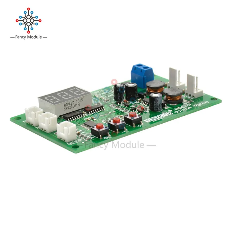 DC 12V Dual 3-провод вентилятора светодиодный интеллигентая(ый) цифровой Температура термостат регулятор переключатель регулятора скорости модуль NTC Сенсор Управление