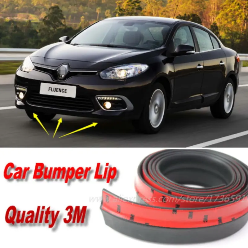 Бампер губы для Renault Fluence/SM3/Авто Передняя губная дефлектор губы юбка/обвес полосы/для рамы корпуса боковая защита