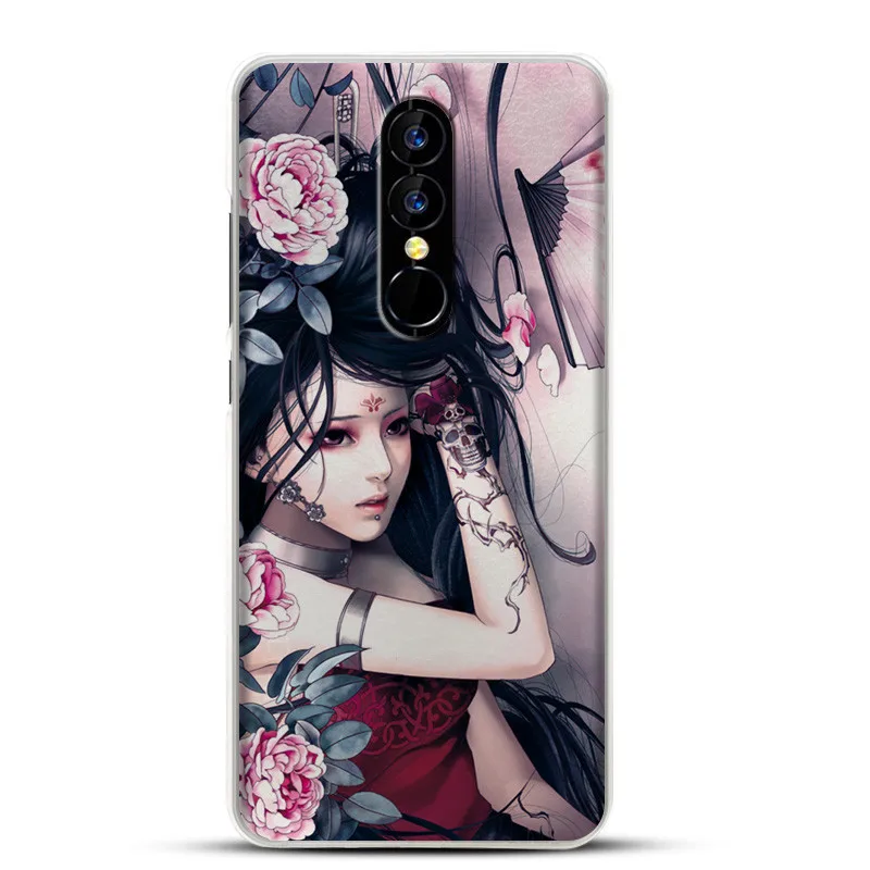 Чехол UMIDIGI A1 Pro роскошный защитный чехол с УФ-принтом жесткий пластиковый задняя