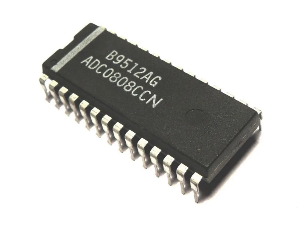 10 шт./лот ADC0808 ADC0808CCN 8 битный Преобразователь A/D IC DIP 28 hym бесплатная