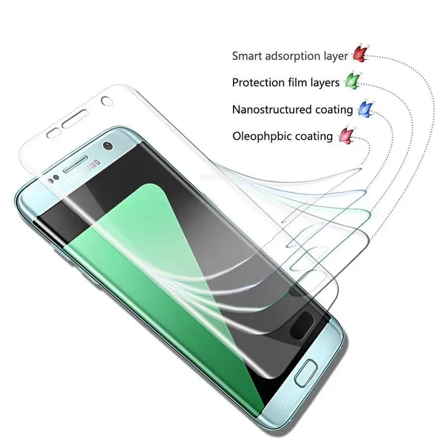 Мягкий протектор экрана для Samsung Galaxy Note 9 8 незакалённое стекло защитная пленка PET