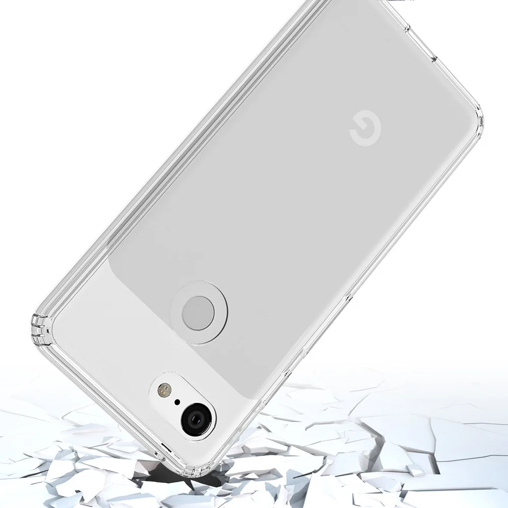 Для Google Pixel 3A чехол для Pixel 3 XL мягкий силиконовый бампер противоударный Прозрачный жесткий чехол для Google Pixel 3 чехол для Pixel 3A XL