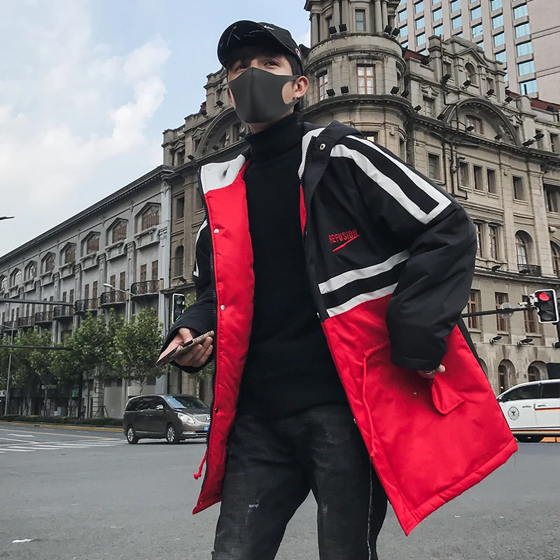 2018 парка мужские зимние куртки хлопок Chaquetas Hombre Parkas мужская повседневная верхняя