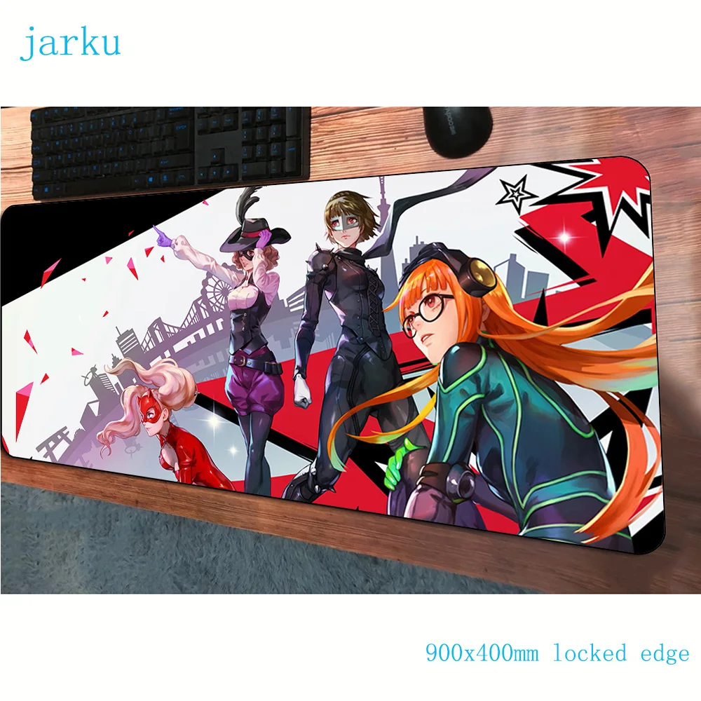 Коврик для мыши persona 5 900x400 мм с крупным рисунком лучший игровой коврик Популярные